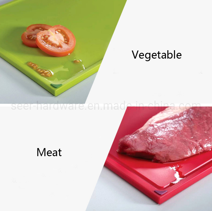 4PCS New Desigin Multifunction Kitchen Cutting Board with 3PCS Knife Set (SE2323)