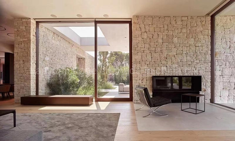 Exterior Limestone Beige Outdoor Wall Tile