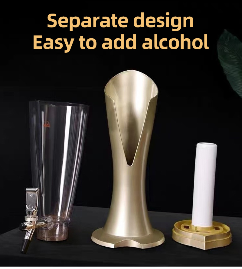 Wholesale 1L 2L 3L Beverage Drink Dispenser Draft Beer Beverage Juice Drink Dispenser Tower for Restaurant Bar Club