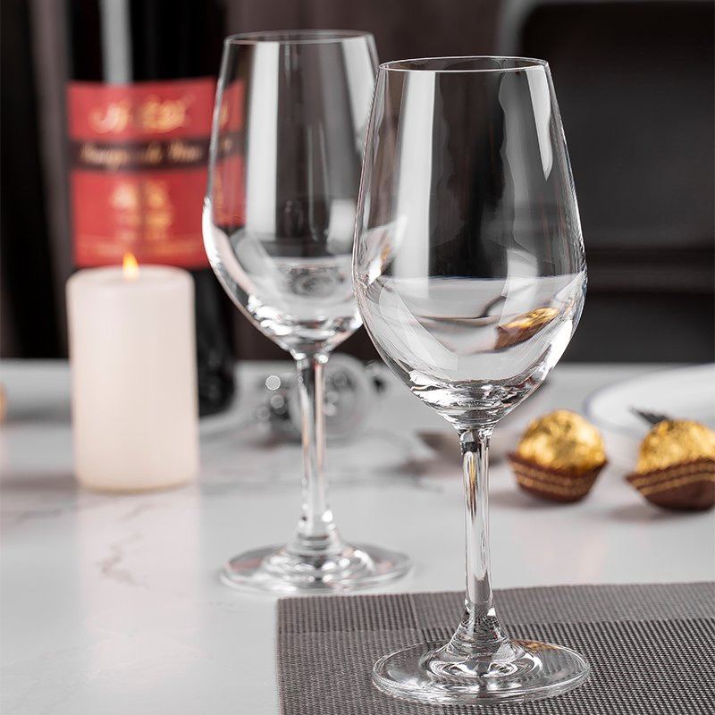 Shunstone Party Home Useburgundy Water Wine Clear Crystal Glass Goblet