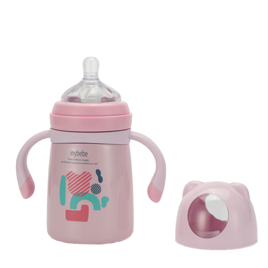 Wholesale 2 in 1 Stainless Steel 316 Childrenc Cute Kids Baby Water Bottle with Handle
