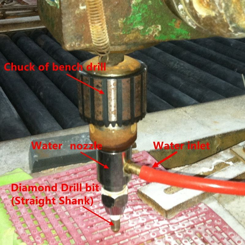 4-86mm Straight Shank Sintered Glass Tile Ceramic Diamond Core Drill Bit