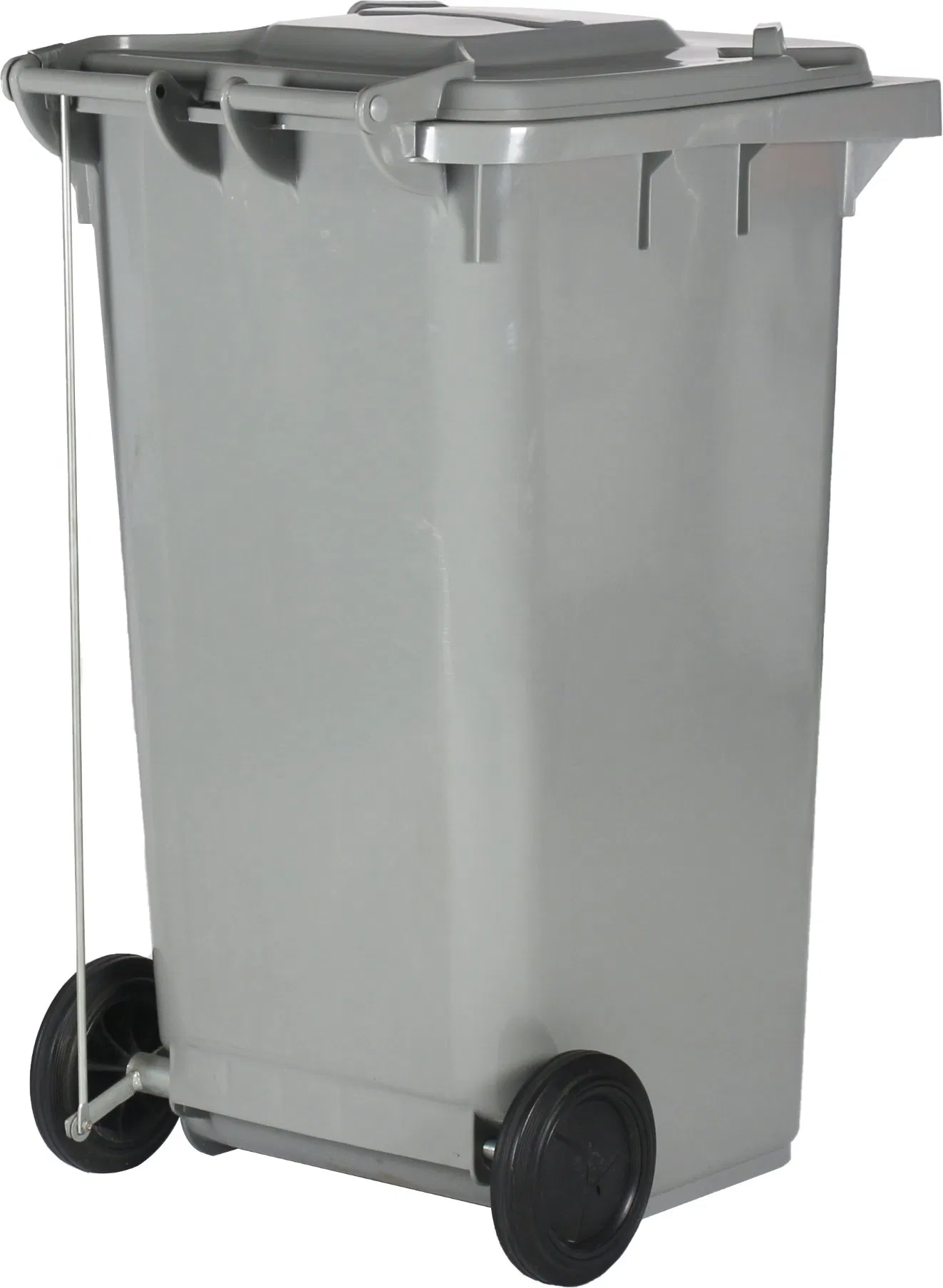 Мусорный бак 120л с педалью и колесами