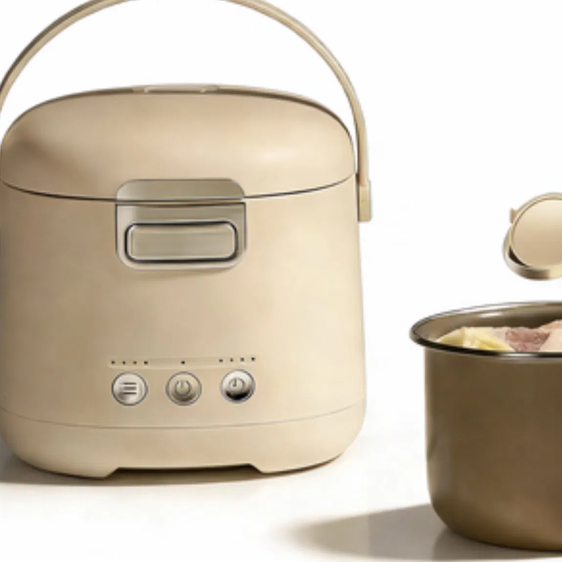 1.2L Mini Electric Rice Cooker 200W Multifunctional for 1-2 People Timer
