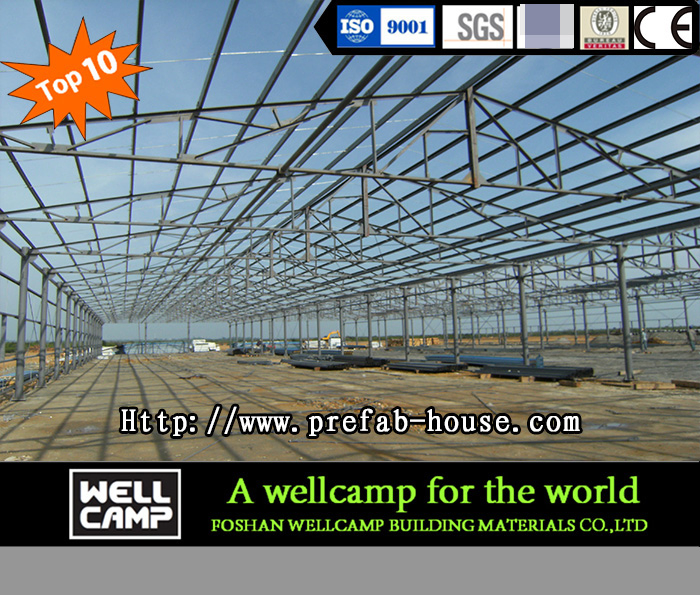 Best Quality Prefabricated Building Steel Sheet Structure Warehouse for Camp