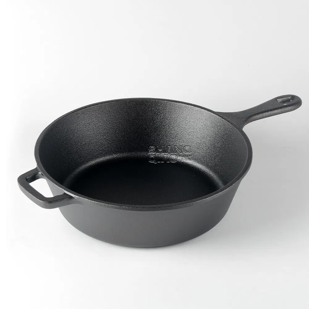 Чугунный комбо-котелок Dutch Oven с крышкой-сковородой