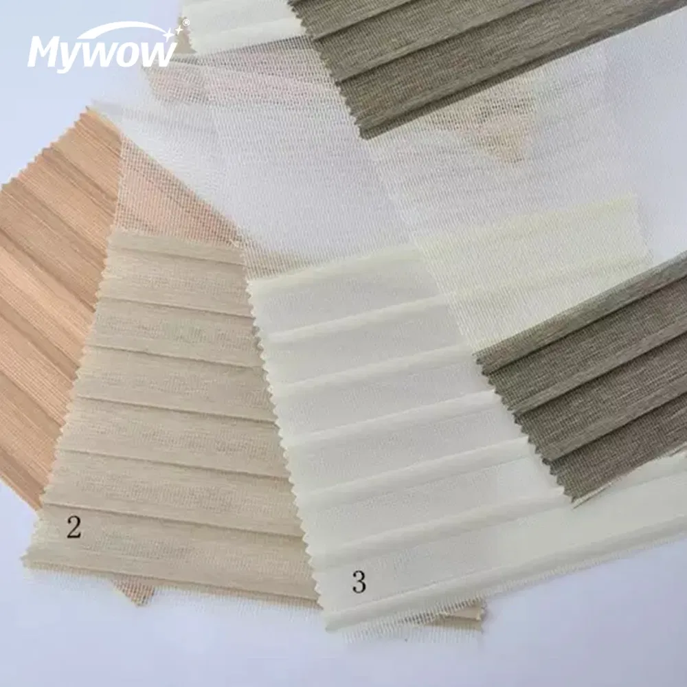 Fabric Horizontal Window Blind Zebra Dual Roller Blinds Shades