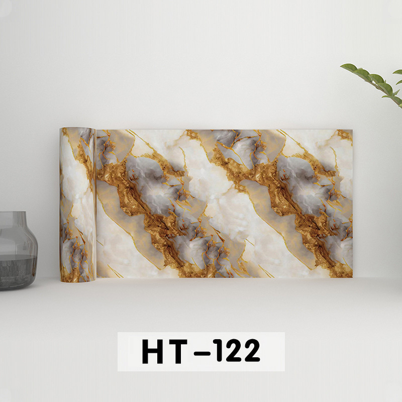 Interior Marble Pet Decorative Film Self Adhesive Foil for Laminate Sheet Furniture Wall Panel