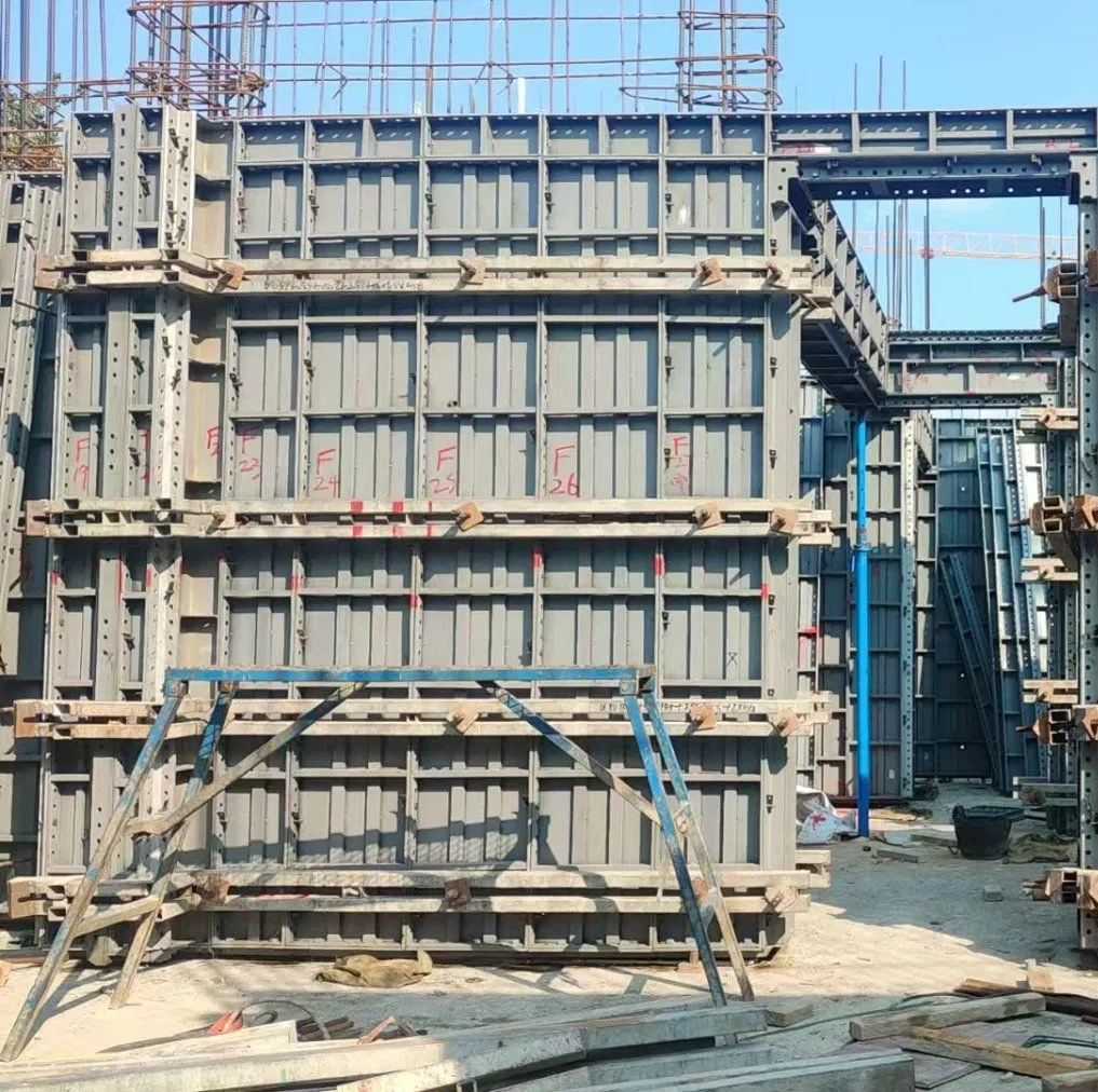 Reusable Adjustable Metal Shuttering Steel Frame Plywood Concrete Mould Formwork for Slab Wall and Column Formwork for Sale