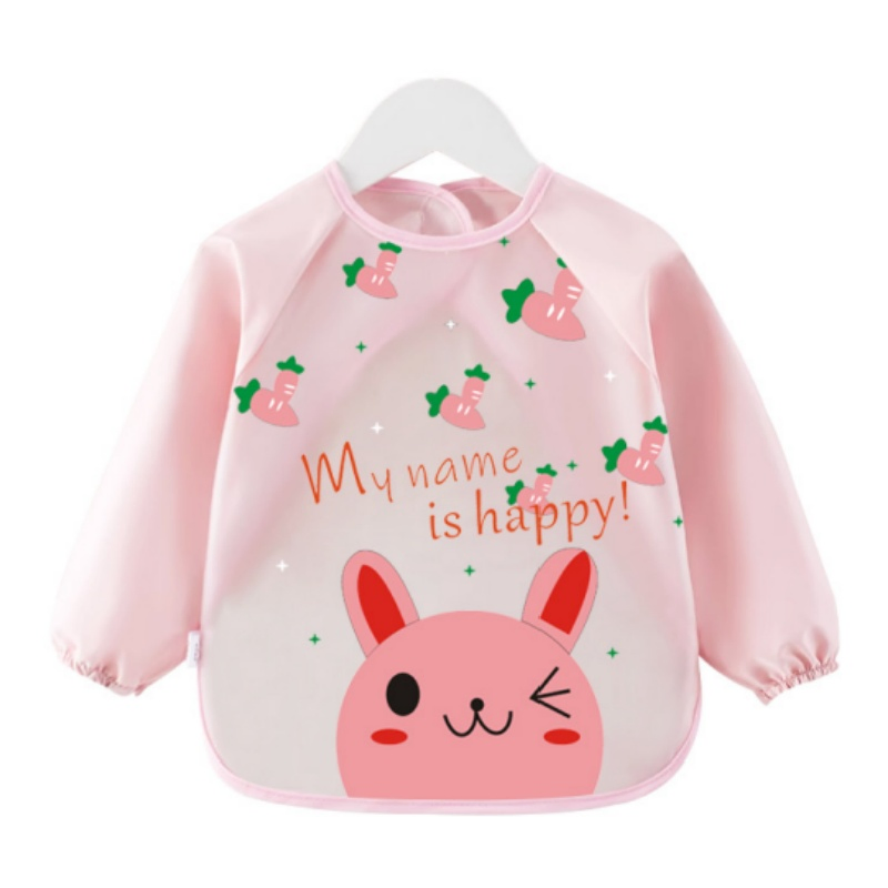 Waterproof Kids Apron, Baby Feeding & Art Smock, EVA Reversible Long Sleeve Coveralls – Wholesale Stock Available