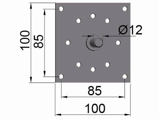 End Cap Aluminum Side Plate