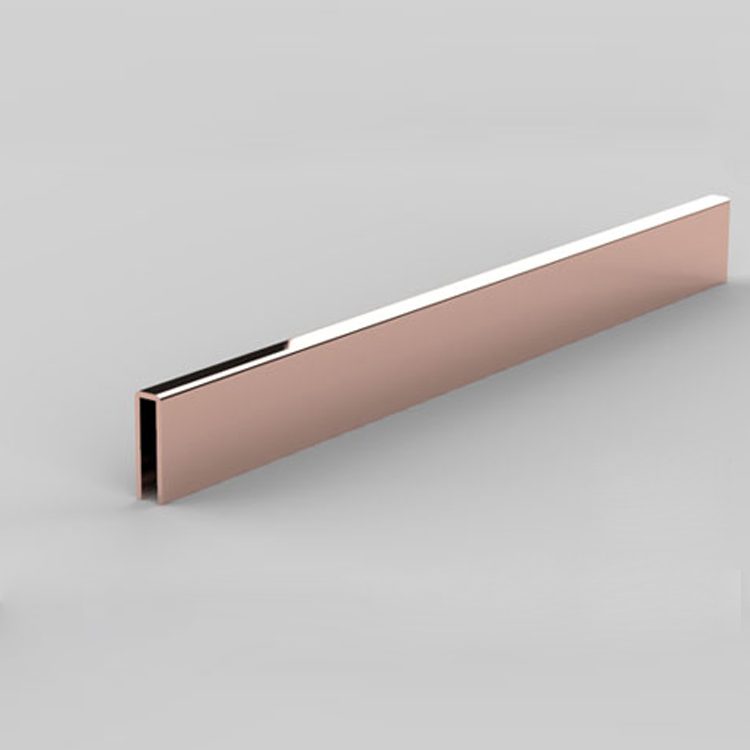304 Color Stainless Steel U Profile for Room Wall and Conner Decoration