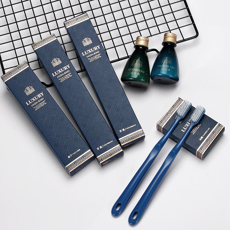 Hotel Disposable Product High-Quality Customized Logo Toothbrush Set
