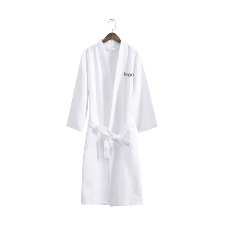 High Quality 100% Organic Cotton Cloth Bathrobe Customized Bathrobes Towel Bath Robes