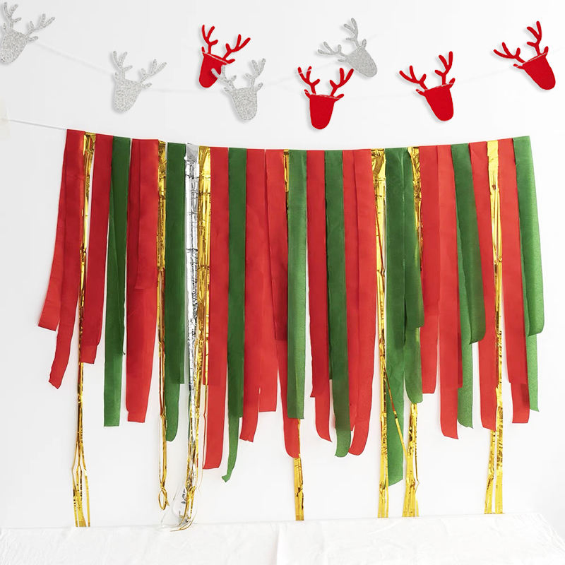 Custom Merry Christmas Deer Bunting Flags for Wholesale Orders