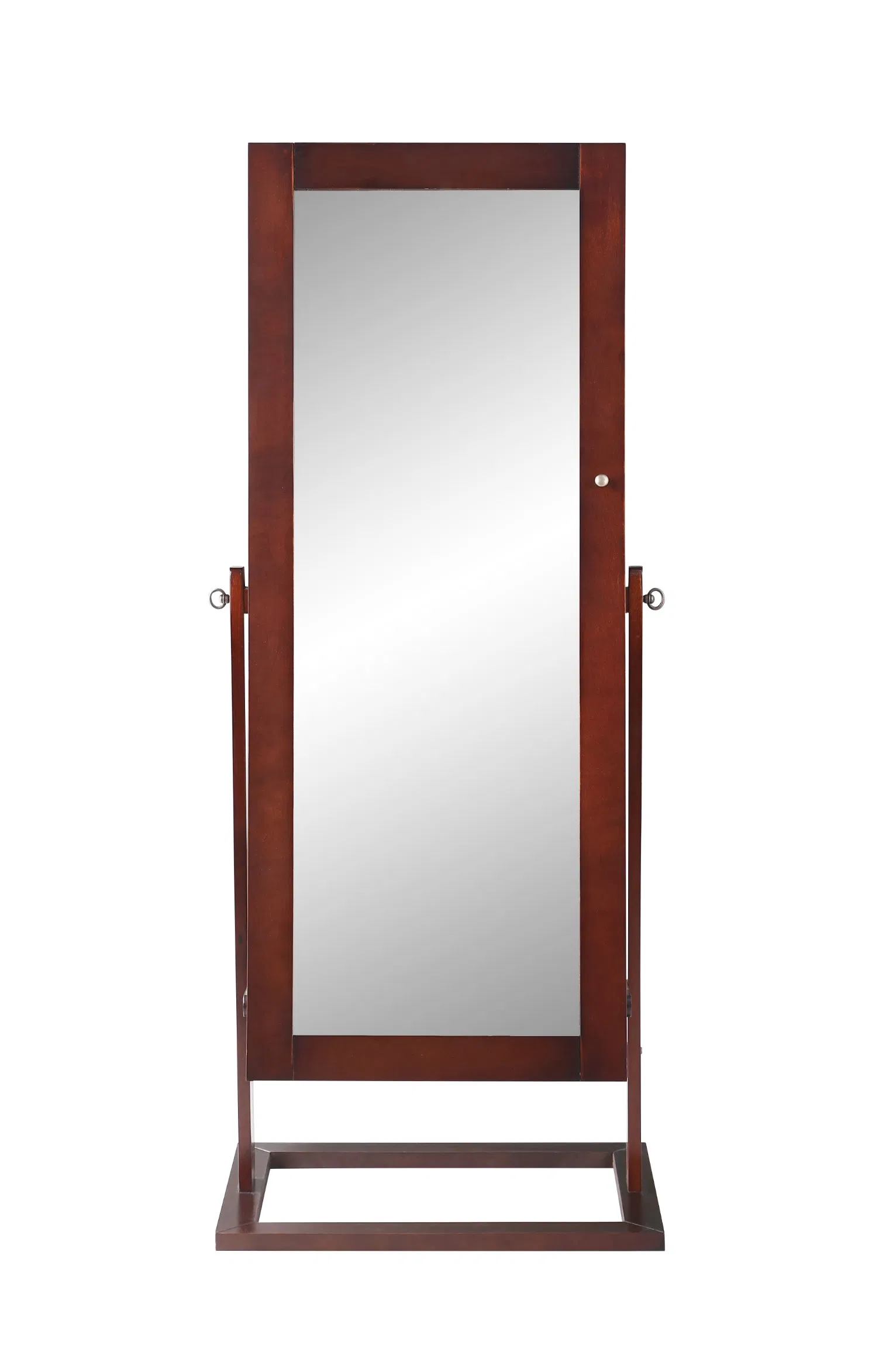 Jewelry Cabinet Mirror Storage Mirror Make up Mirror Dress Mirror OEM ODM Brown Storage Mirror