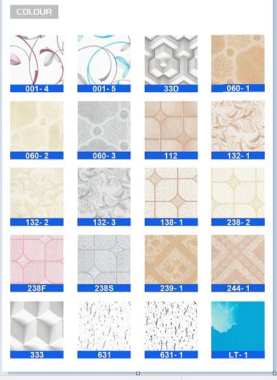 60X60 Plaster Ceiling / PVC Laminated Gypsum Ceiling Tiles/Ceiling Board