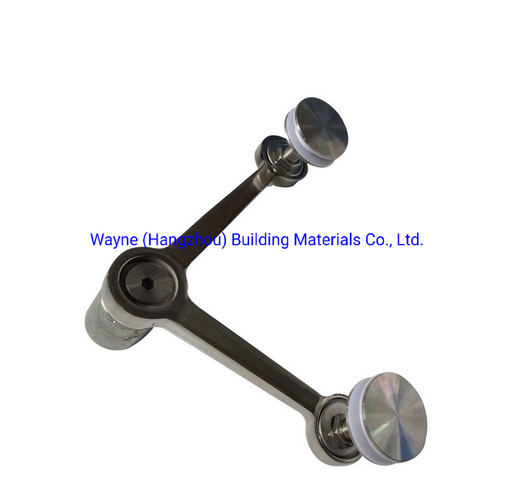 250mm Stainless Steel Glass Spider with 2 Arms 90° Glass Fitting Hardware, Point-Fixed Curtain Wall Hardware with High Quality and Best Price