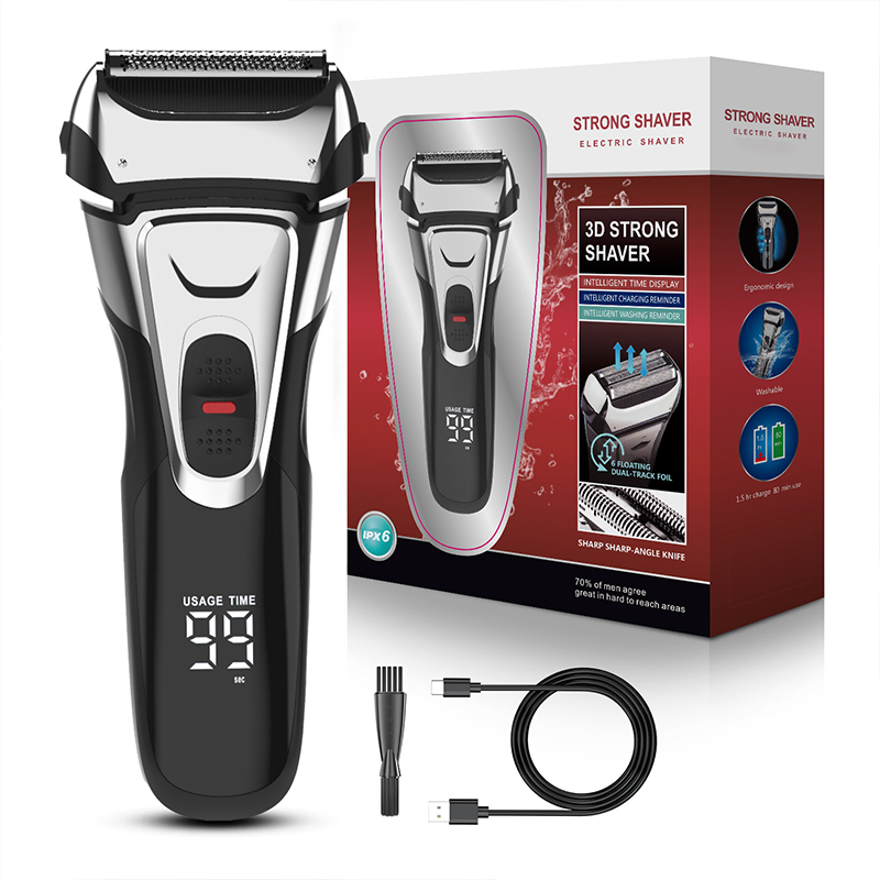 New Electric Shaver with LED Display Professional Reciprocating Multi-Functional Shaver