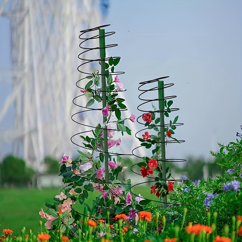 Adjustable Metal Spiral Garden Plant Support for Climbing Vines