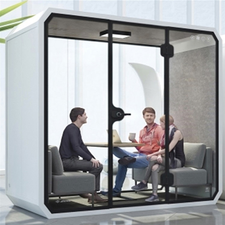 Factory Customized Cell Phone Booth Noise Reduction Office Soundproof Pod Prefab Office Mobile Booth