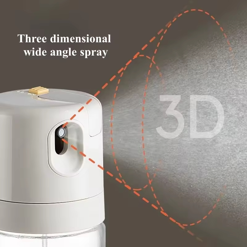 Wholesale Oil Sprayer for Cooking 2 in 1 Glass 550ml 18oz Large Capacity Oil Dispenser Bottle Kitchen