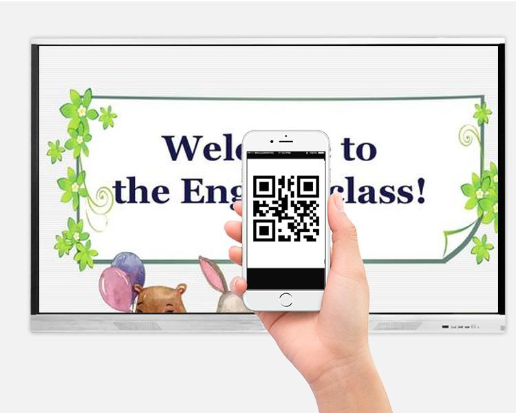 Dual Operation System X86 Android Pen or Finger Touch Infrared Iwb Interactive Digital Whiteboard