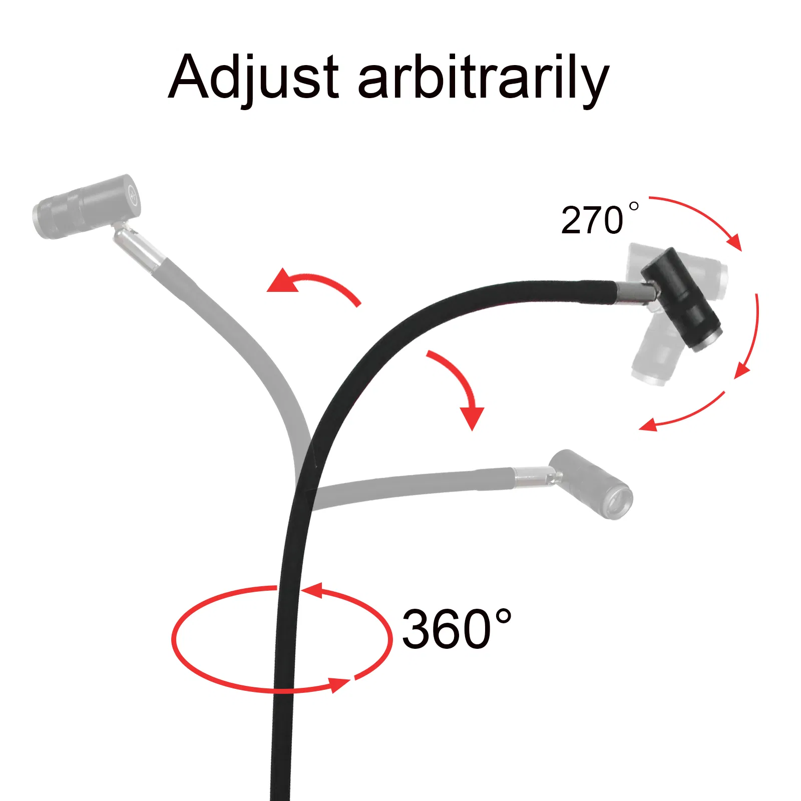 Fosoto Adjustable Fast Curing Eyelash Lamp Floor LED UV Nail Light Lamp for Nails Lash Extension Eyes