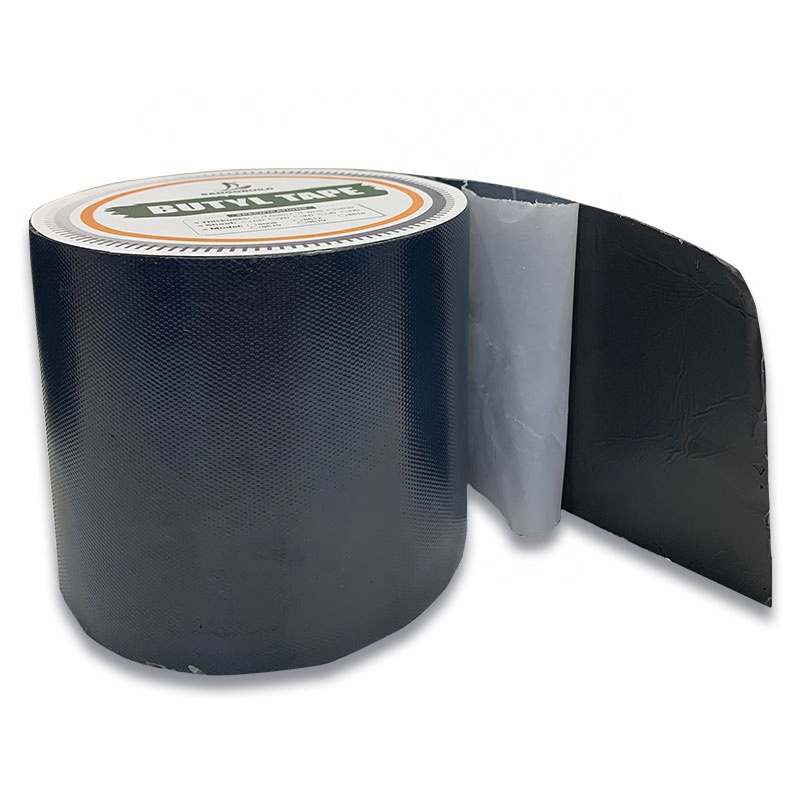 High Temperature Resistance Waterproof Tape Aluminum Foil Thicken Butyl Tape Wall Crack Roof Duct Repair Adhesive Tape