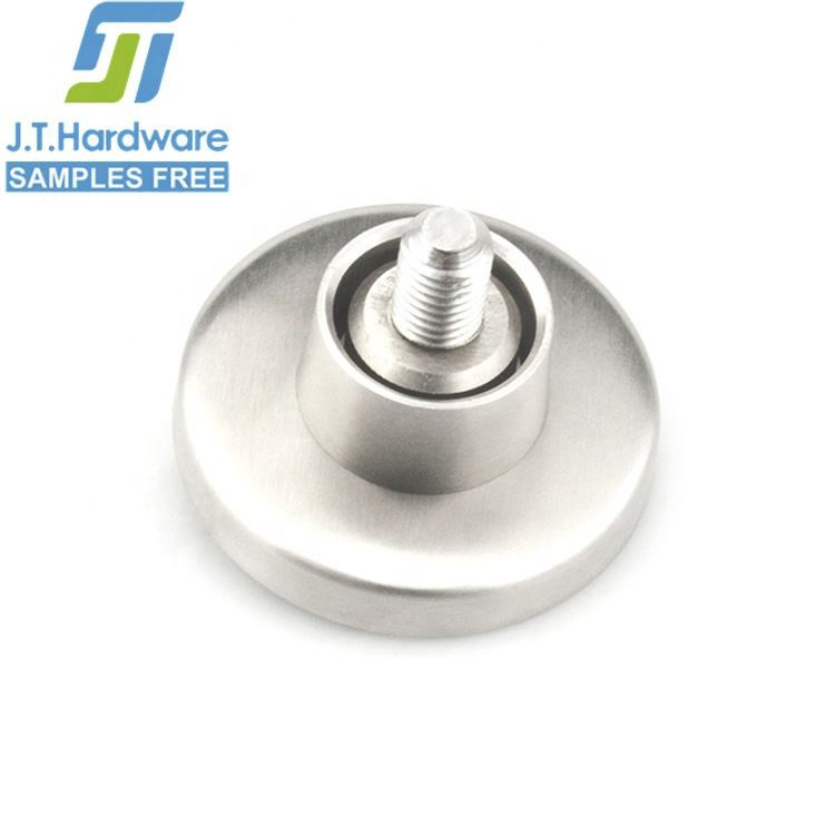 Factory Direct Sale 304 Stainless Steel Wall Mounted Toilet Partition Fittings Cubicle Fixing Holder Brackets Tube Support for Factory Price