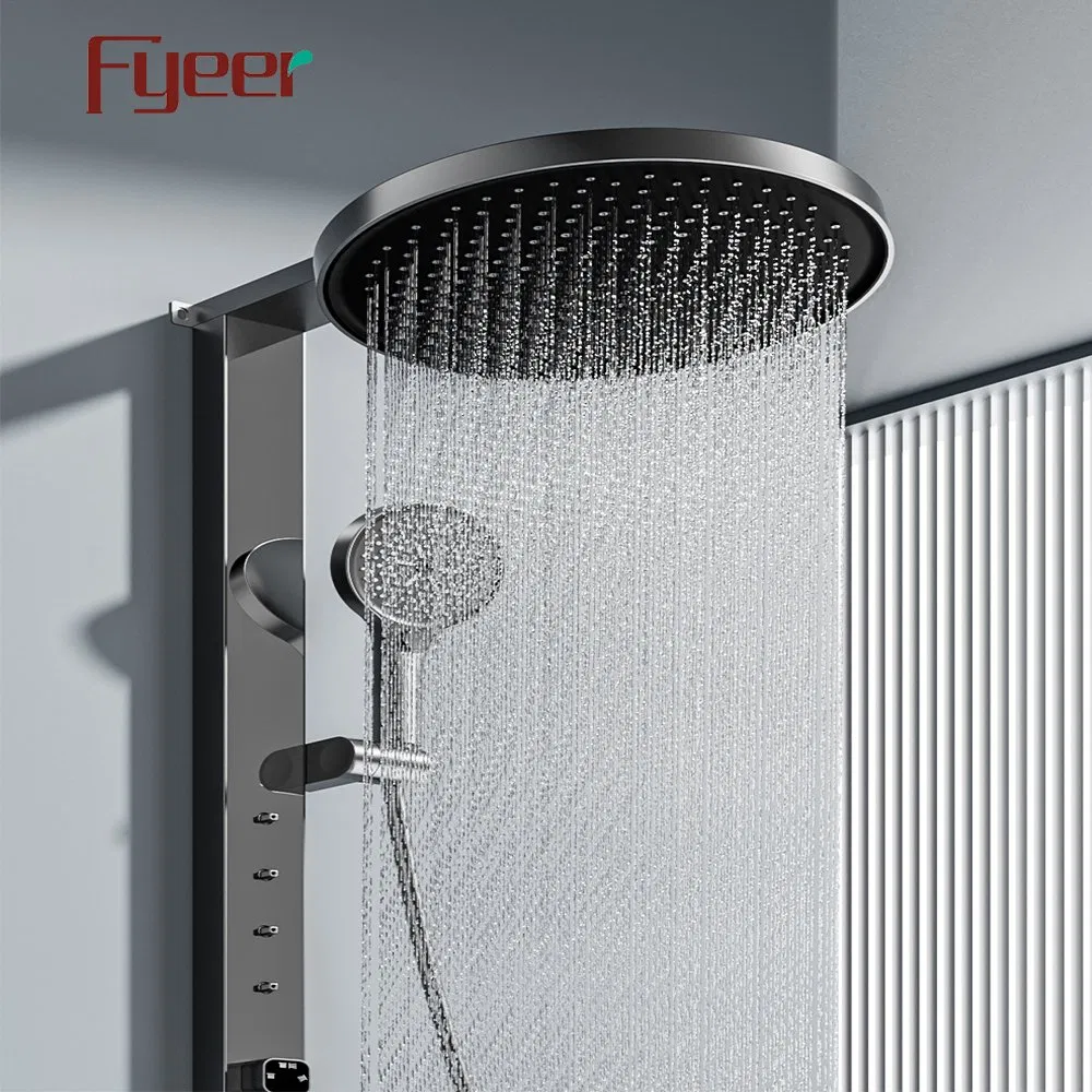 Fyeer Smart Digital Thermostatic Shower Set with Lumbar Massage SPA