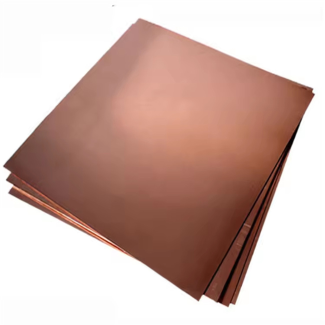 High Quality 99.99% Pure Copper Sheet 3mm 4mm 5mm 8mm 10mm12mm Thickness Customized Price