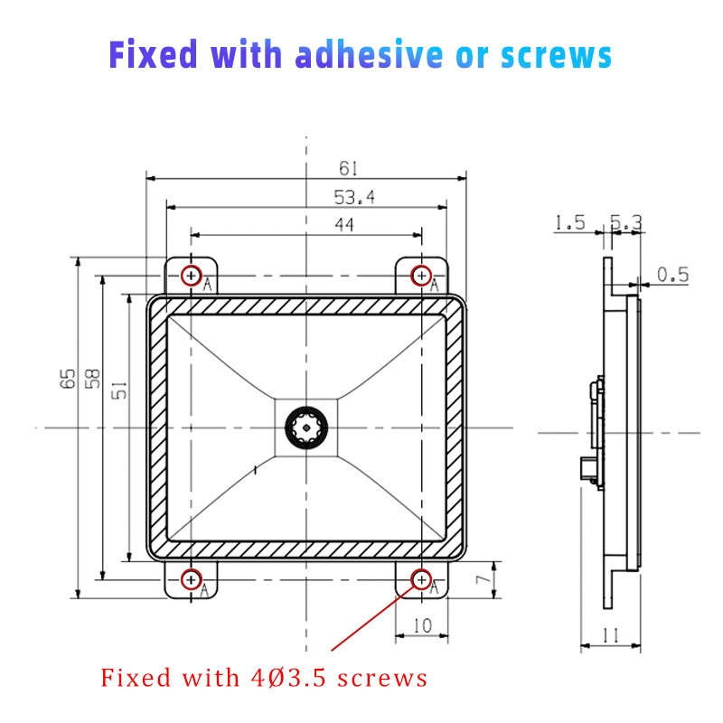XT206H3 XTIOT Ticketing Kiosk Reader OEM Kiosk QR Code Scanner Read Phone Screen QR Scanner for Mobile Payment On Kiosk