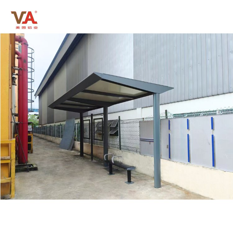 Durable Weatherproof Aluminum Alloy Carport Carports with Solar Mounting System