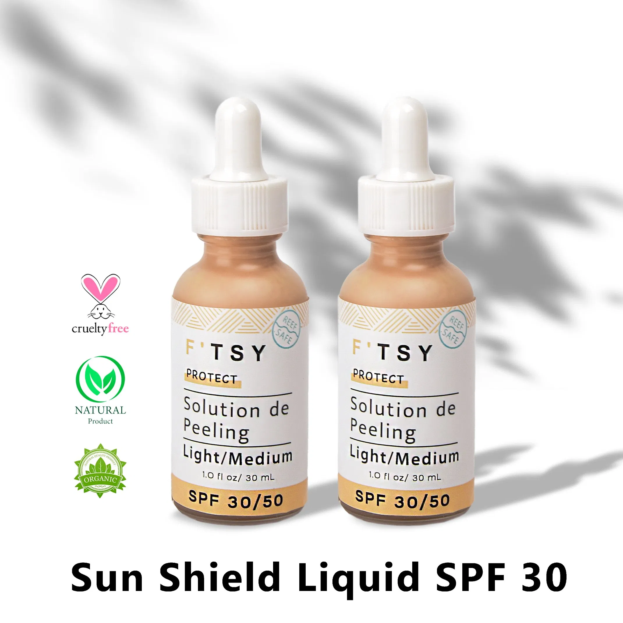 Factory Price Face Care SPF50 Hydrating Tinted Sunscreen Serum
