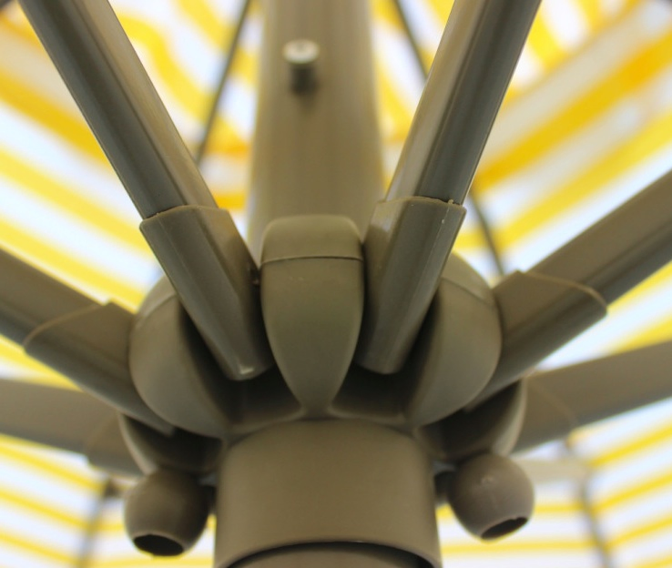 Пляжный зонт с алюминиевой стойкой 2.5м для рекламы