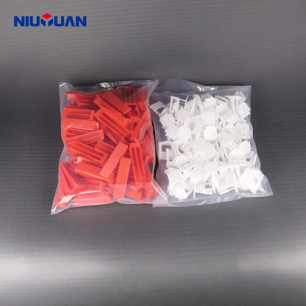 5mm Porcelain Floor Leveler Ceramic Tile Leveling Clip System Tile PP Material Self Leveling System Tile Spacer Cross Wedge