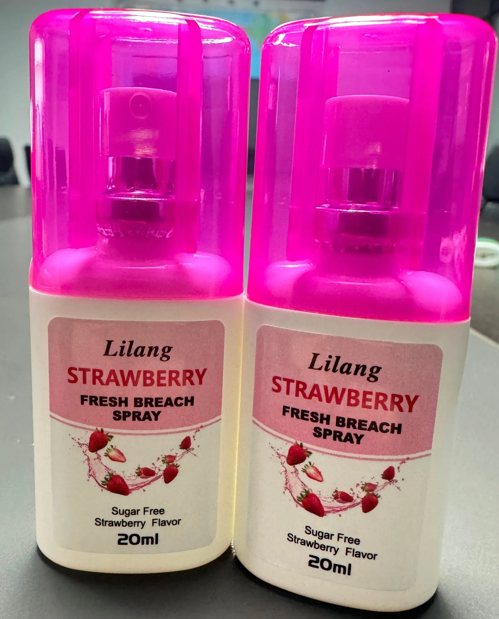 OEM ODM Portable Strawberry Mouth Spray Refreshing/Mouthspray