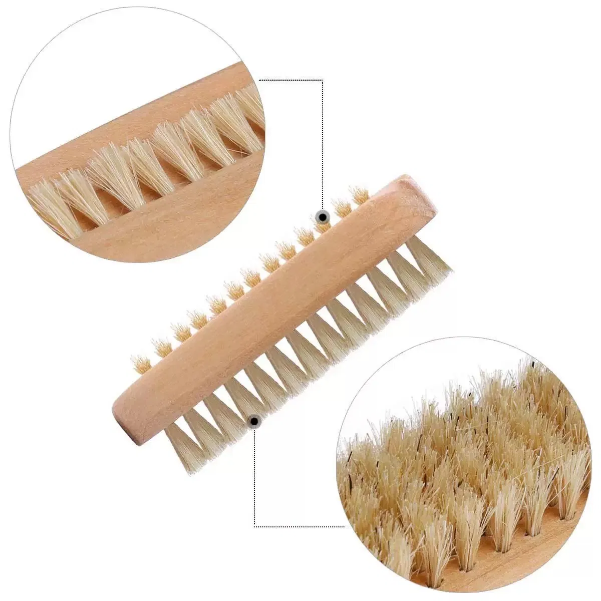 Wholesale High Quality Boar Bristle Nail Brush Dust Removal Cleaning Brush