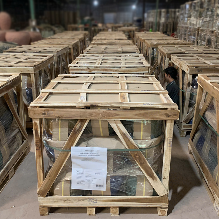 Набор горшков керамических скандинавский стиль