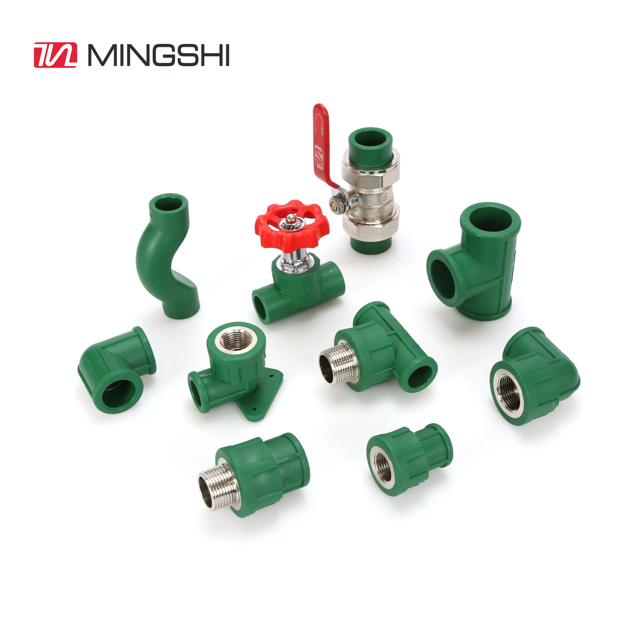 Mingshi Plumbing Materials PPR Fittings for PPR Pipe- Reduced Tee