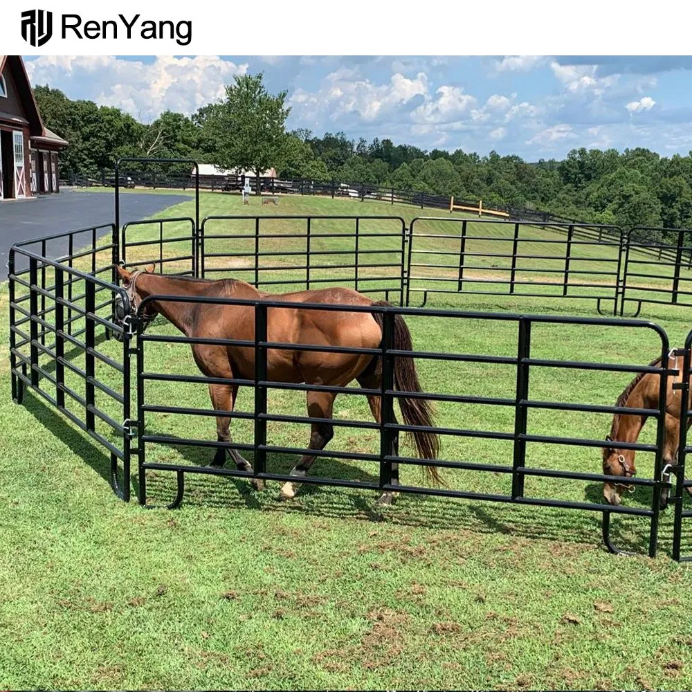 Cheap Heavy Duty Welding Horse Fence Livestock Corral Farm Fence Panels for Sale with Gates