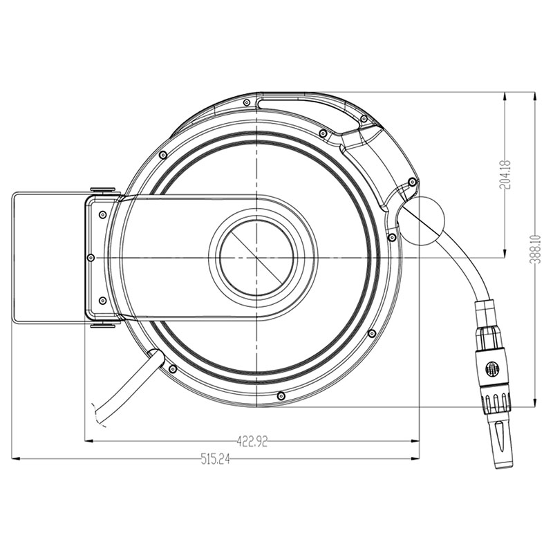Hose and Reel Products for Patio Outdoor Yard Garden Deck