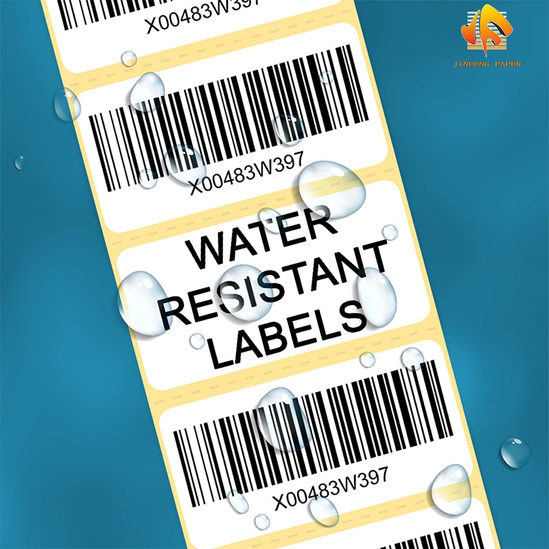High-Quality Direct Thermal Barcode Labels with Yellow Backing