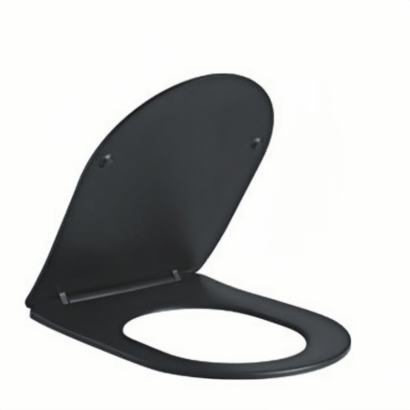 Soft Close Design UF Matte Black Toilet Seat Coverer Bidet Toilet Seat