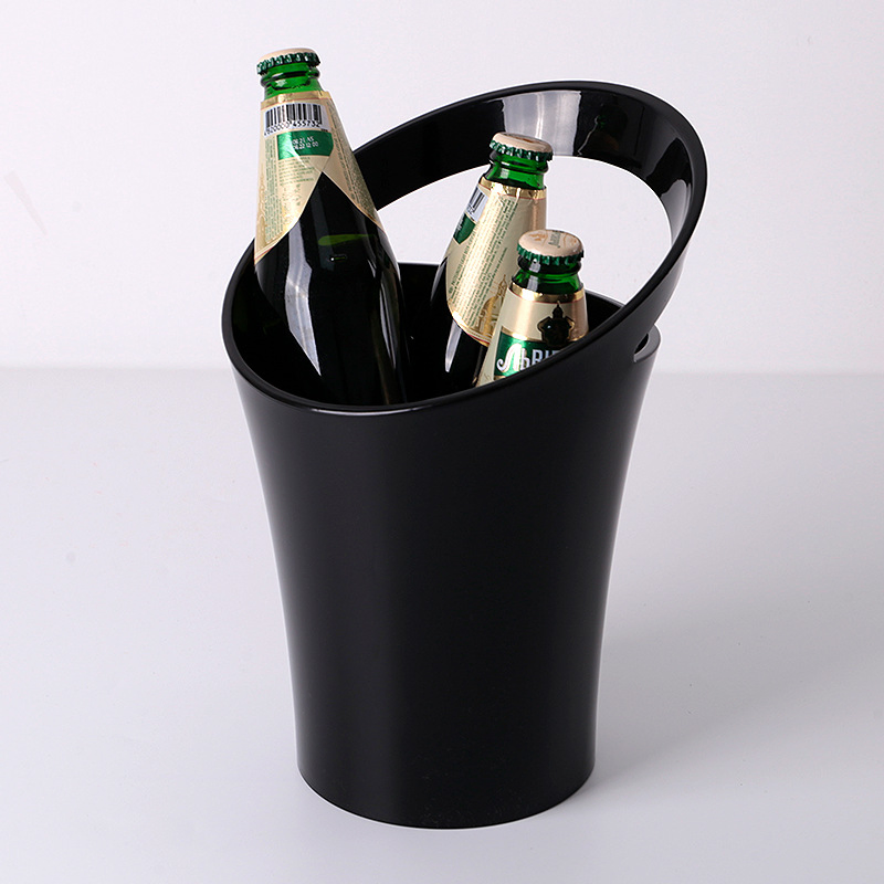 Hot Sale Custom Logo Large Capacity Beer Wine Cooler Plastic Ice Bucket for Party Bar Hotel