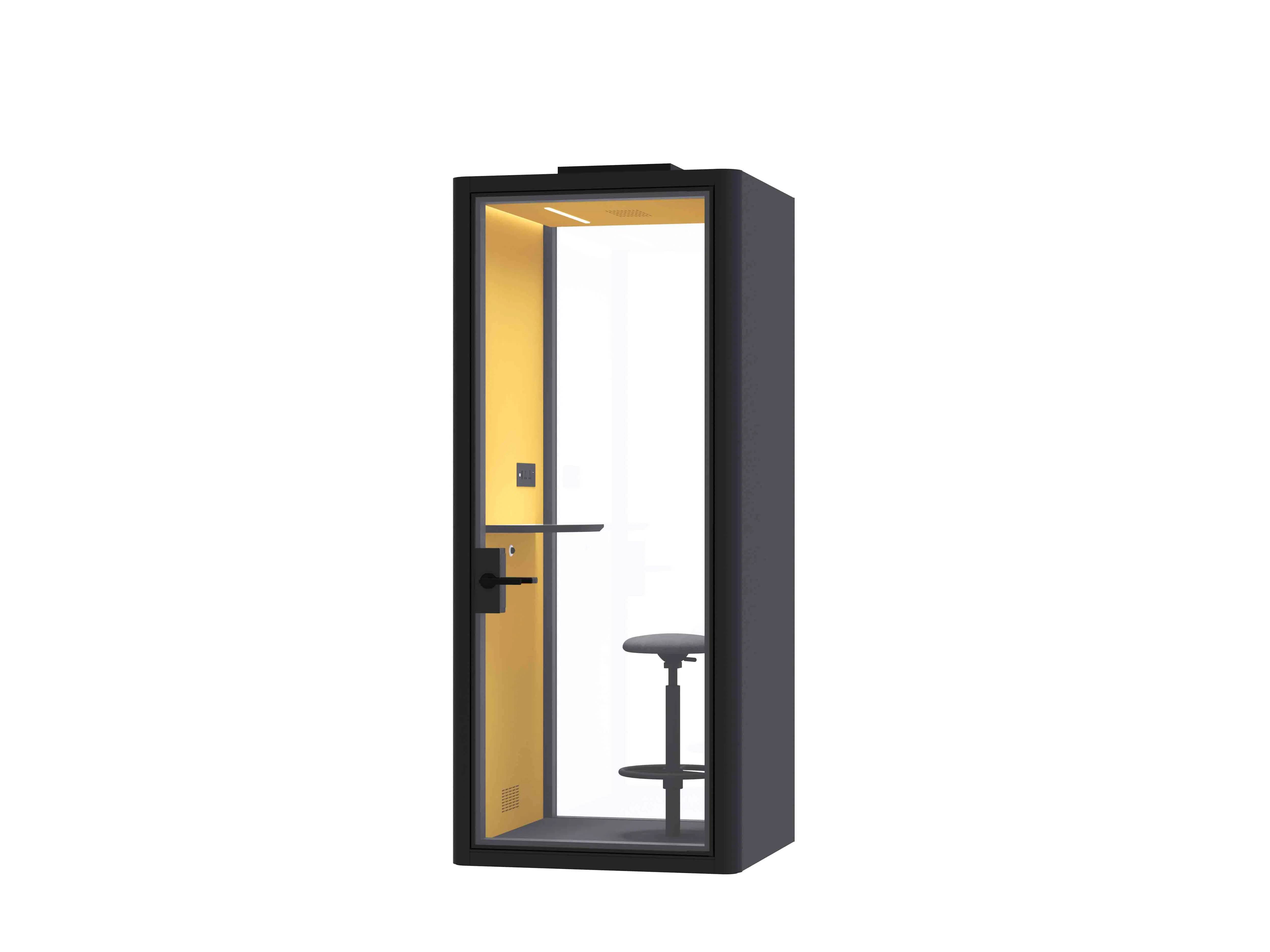 Office Use Sound Insulation Movable Silence Acoustic Phone Booth