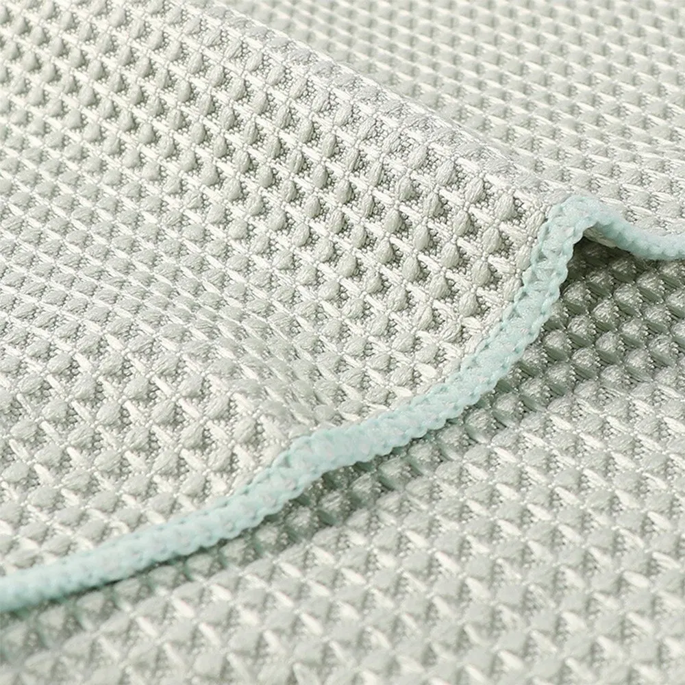 Wholesale Microfiber Kitchen Cleaning Dishcloth Tea Towel Waffle Towel Quick Drying Microfibre Towel