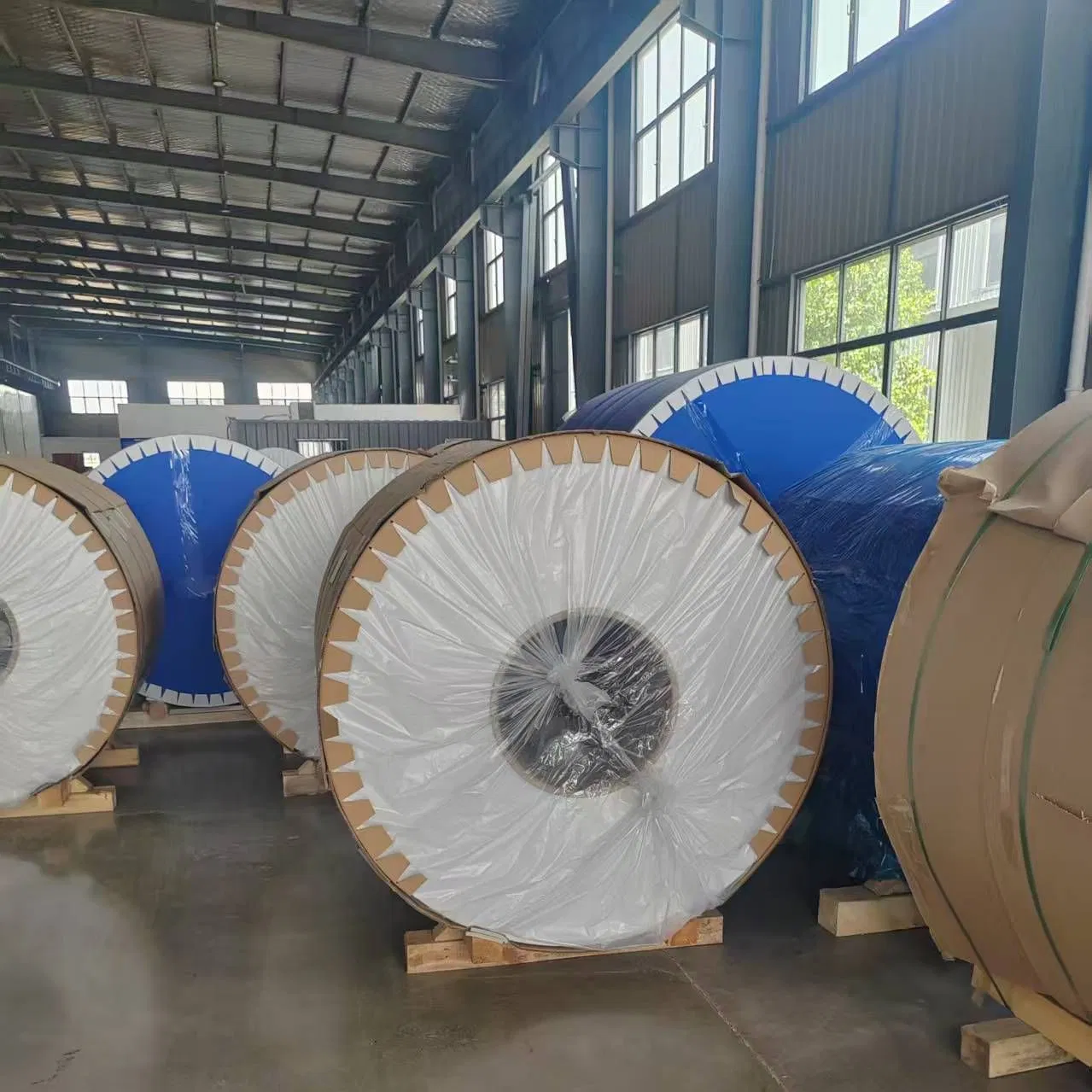 AA3xxx Series Stucco HDPE Aluminum Coil Designed for Highway Noise Barrier Fabrication