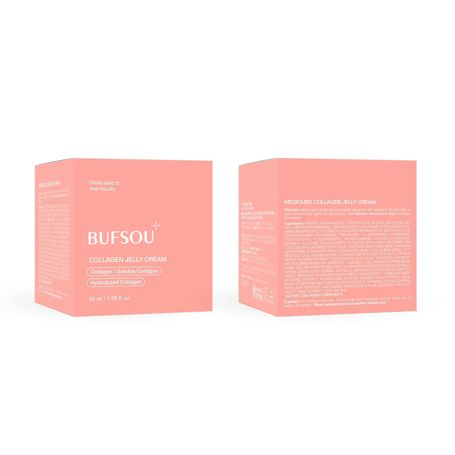 OEM Private Label Reduce Wrinkles Facecare Deep Hydrating Nourishing Firming Korean Skincare Collagen Jelly Cream